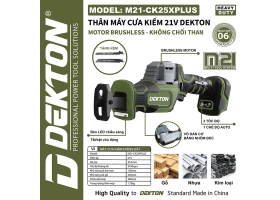 Thân Máy Cưa Kiếm Dùng Pin Dekton M21-CK25PLUS