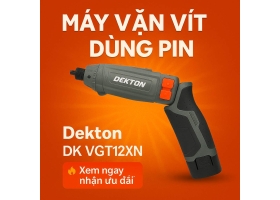 MÁY VẶN VÍT GẬP TRƯỢT 7.2V DEKTON - CHÂN PIN PHỔ THÔNG