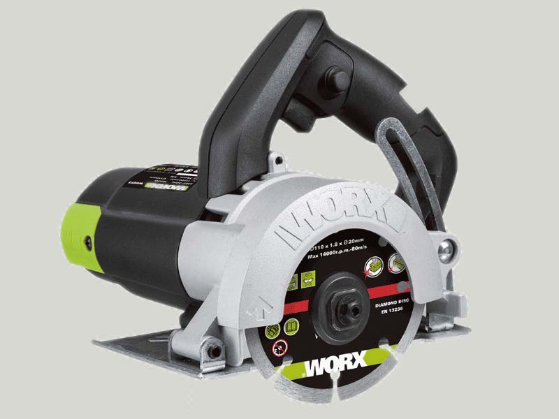 Sản phẩm máy cắt gạch 1600W 110mm WU073 - Worx Green