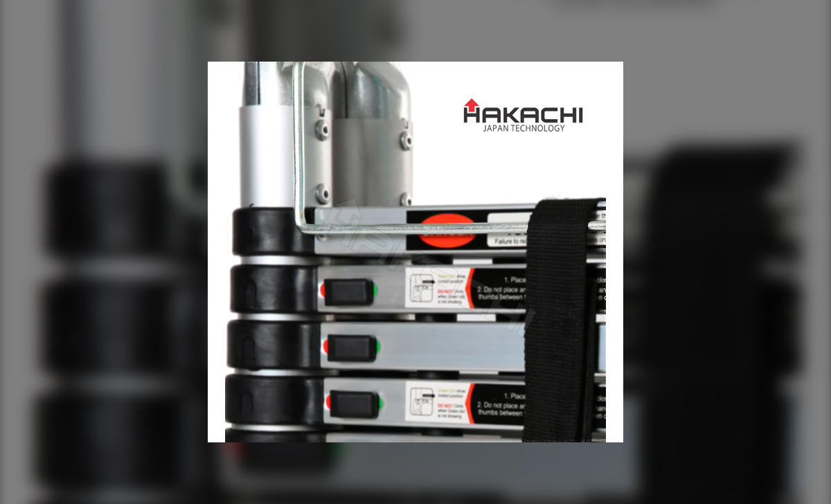 Đặc điểm nổi bật của thang nhôm rút chữ A Hakachi HM-12CP (3.8m)
