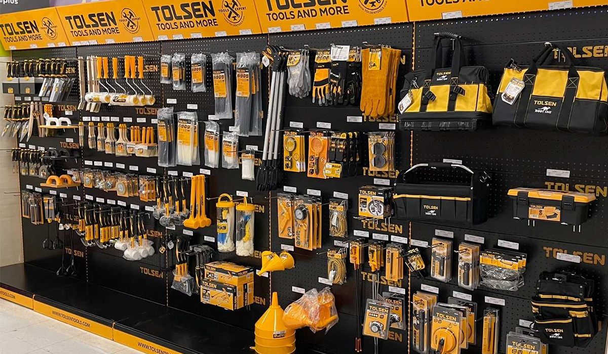 Hãng Tolsen chuyên thiết kế, sản xuất, lắp ráp và cung cấp các công cụ và thiết bị công nghiệp