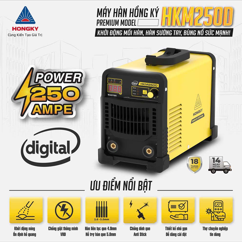 Máy hàn que Master Hồng Ký HKM250D