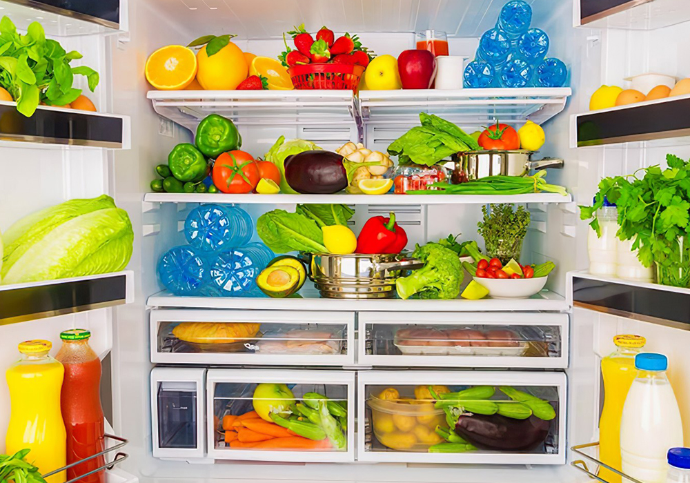 Sắp xếp phù hợp các ngăn trong tủ lạnh